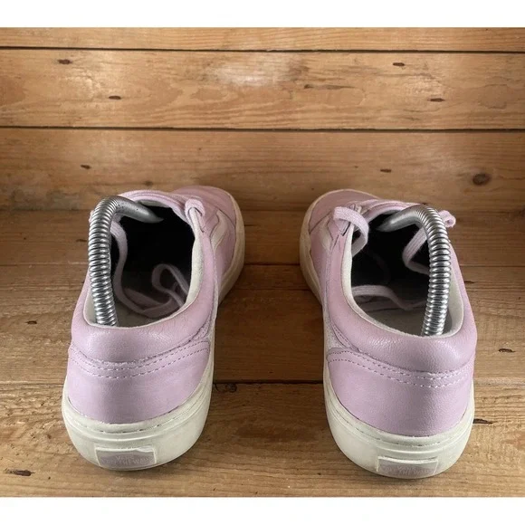 Van's Mens 6 Womens 7 Nude Pink Leather Old School Ultra Cush Shoes 500664 - Picture 6 of 12